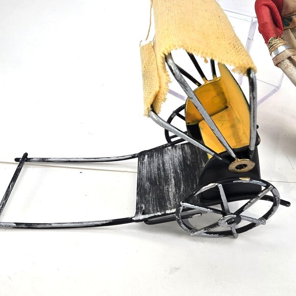 Vintage Japanese Geisha Doll With Rickshaw Figurine Set JE307 - Picture 7 of 10